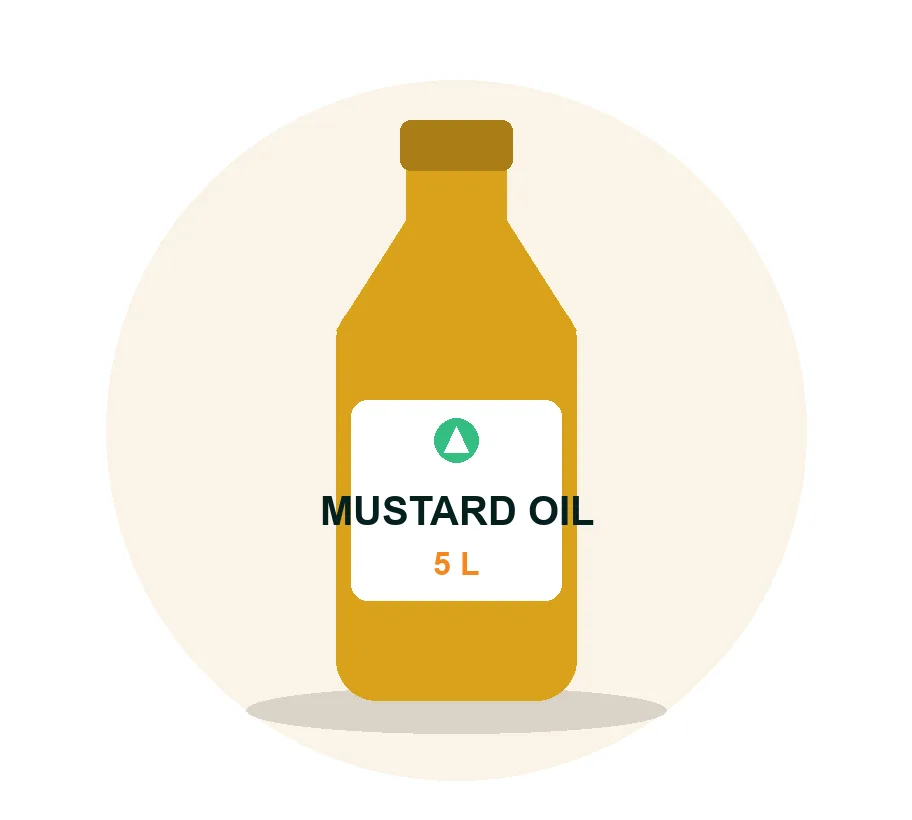 Cold-Pressed Mustard Oil 5 Liter