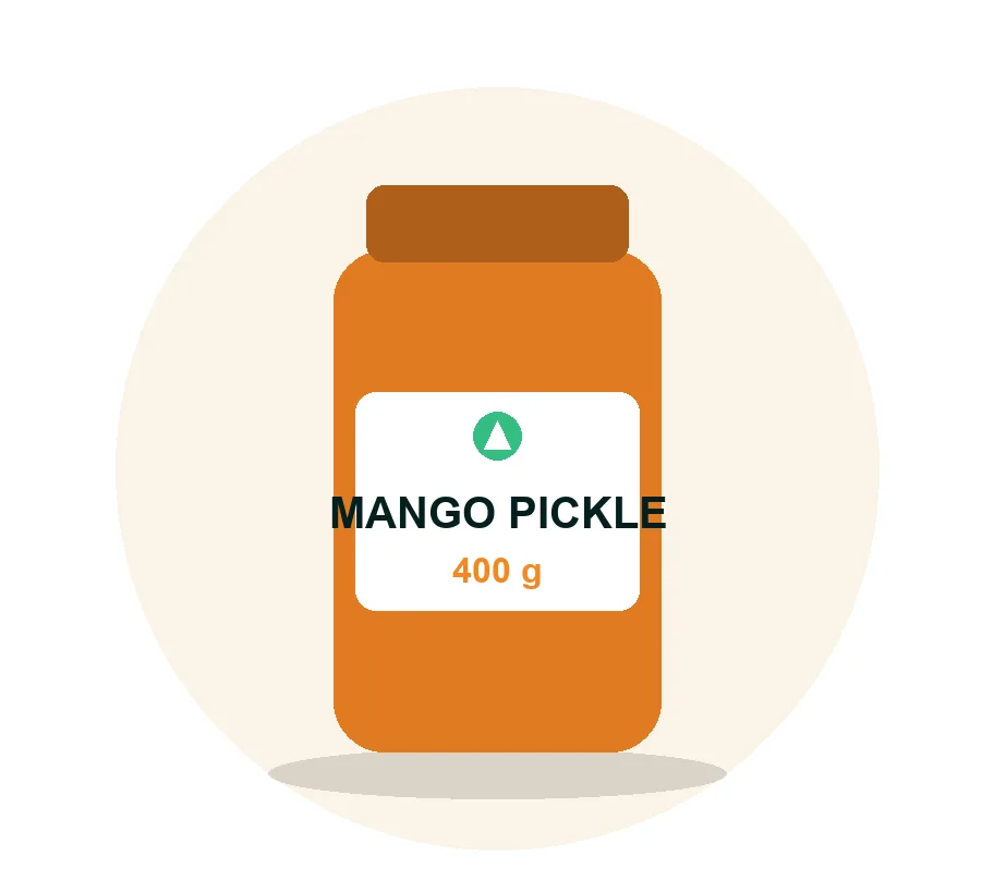 Homemade Mango Pickle 400g
