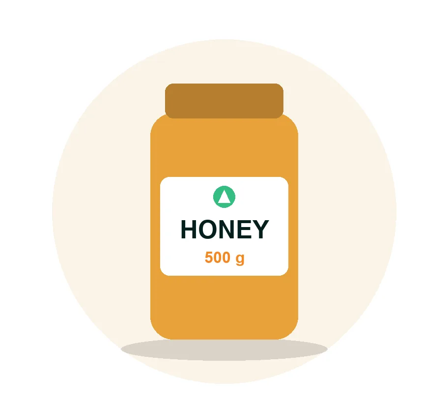 Raw Mustard Flower Honey 500g