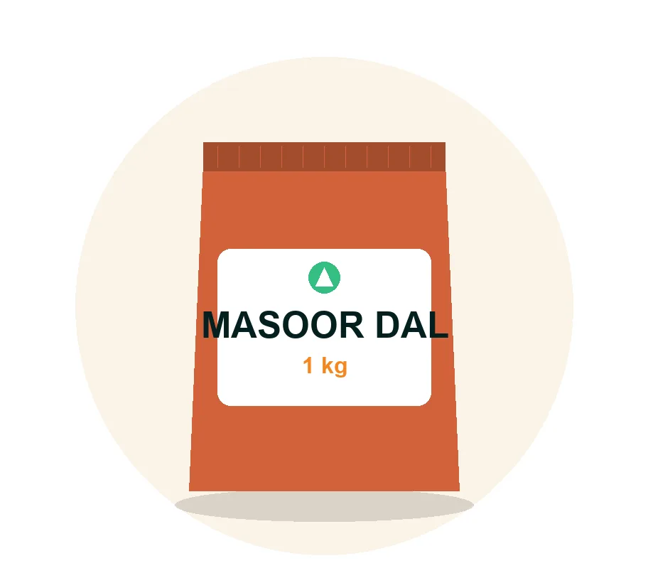 Red Lentils (Masoor Dal) 1kg