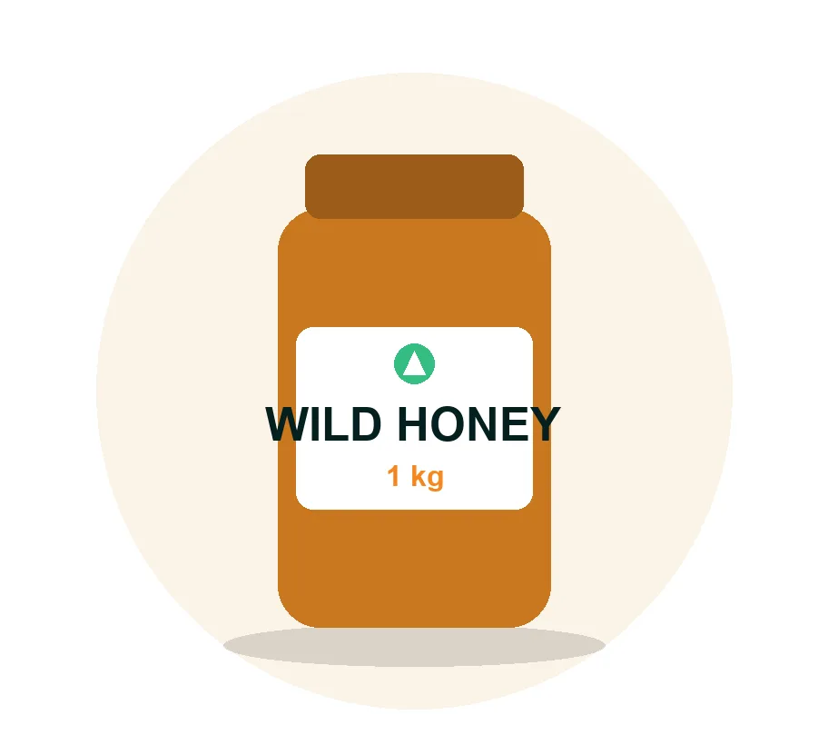 Wild Forest Honey 1kg